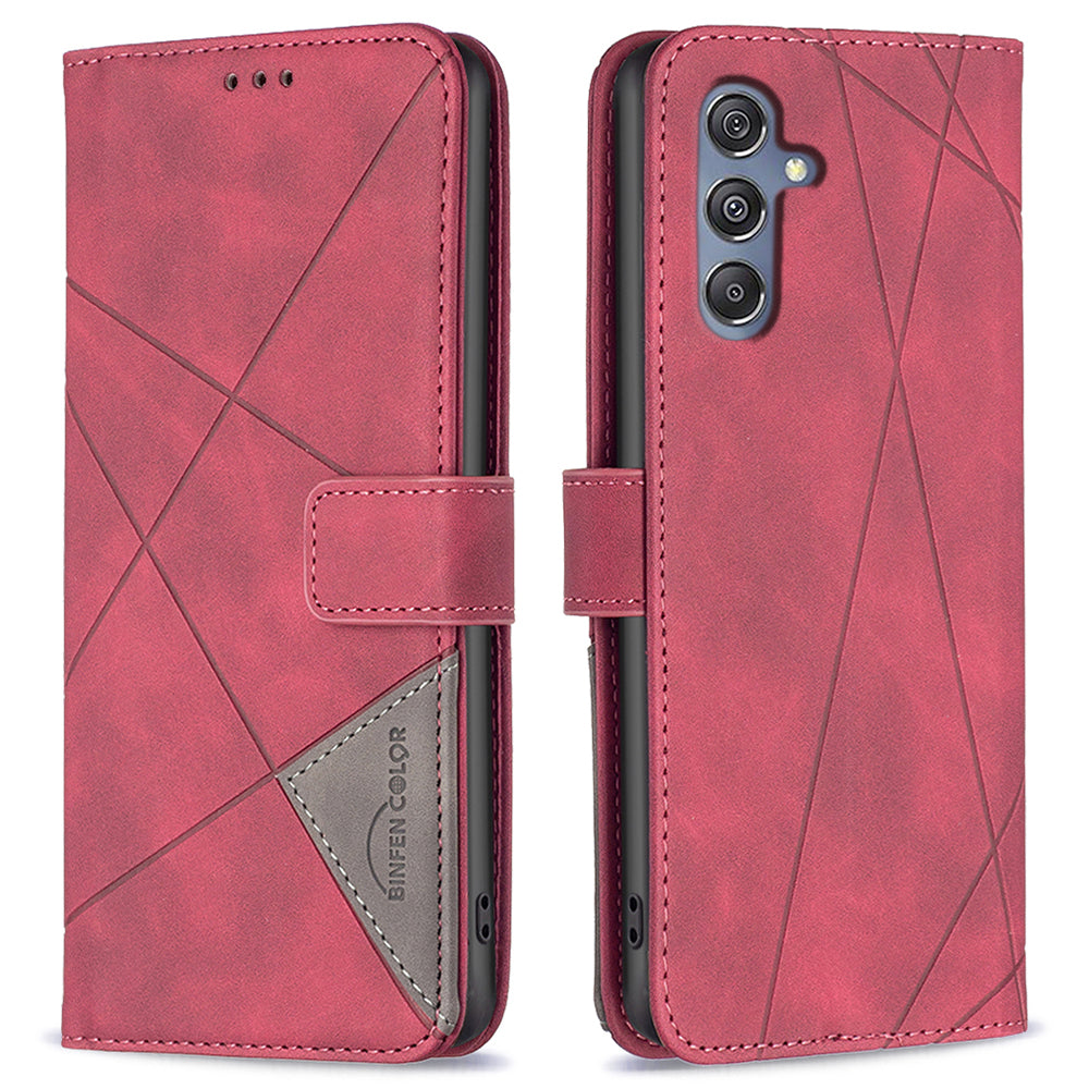 BINFEN COLOR BF05 For Samsung Galaxy F34 5G M34 5G Anti-drop Imprinted Stand Phone Case Leather Wallet Cover BINFEN COLOR BF05 For Samsung Galaxy F34 5G M34 5G Anti-drop Imprinted Stand Phone Case Leather Wallet Cover
